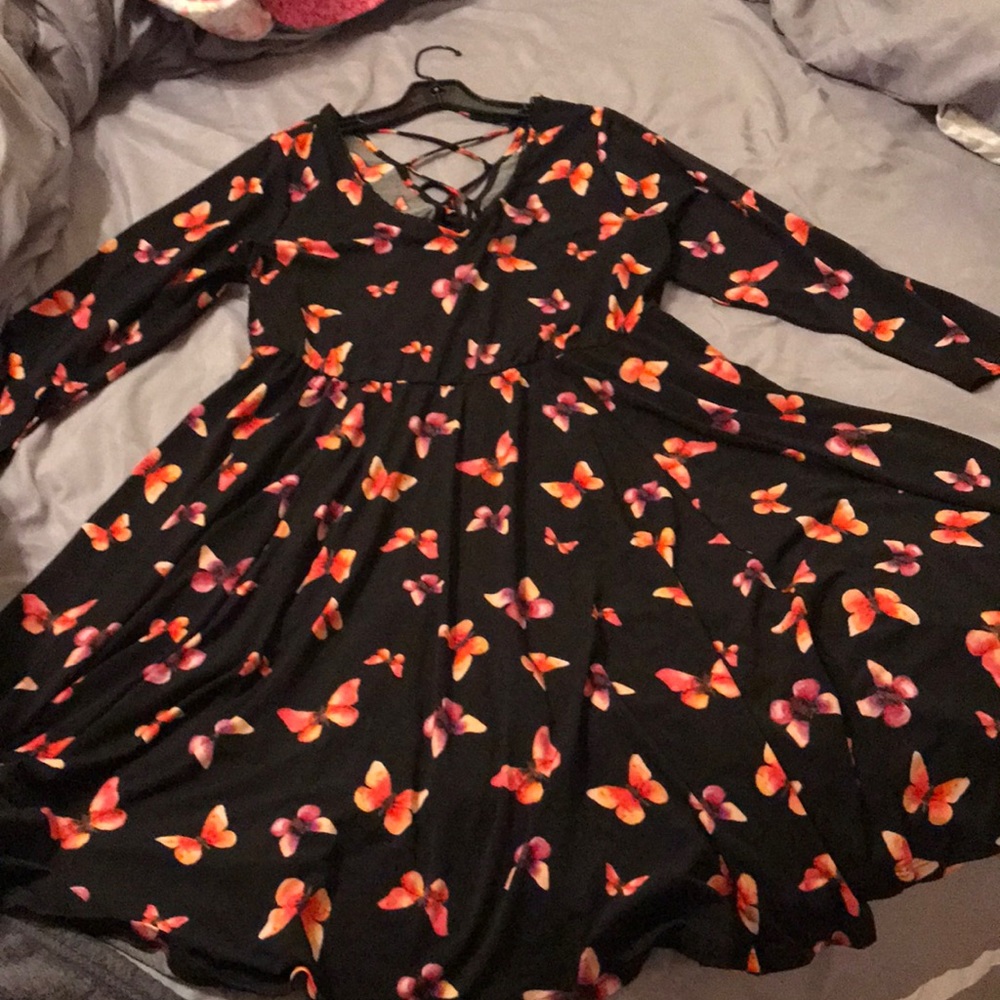 Torrid Butterfly Midi Dress